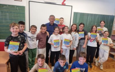 Posjet književnika i profesora emeritusa Matka Marušića 4. b razredu